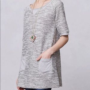 Anthropologie Meadow Rue Shimmer Boucher Tunic